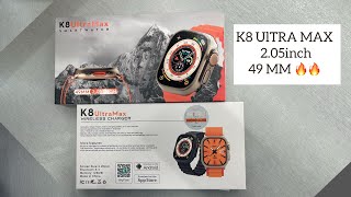 K8 Ultra Max Smart Watch-2.05inch-128MB-HryFine-answer call-Drop Down Menu-49 MM