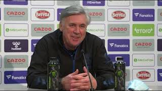 Everton v Newcastle - Carlo Ancelotti - Pre-Match Press Conference