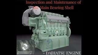 Inspection and Maintenance of the Main Bearing Shell | MAIN BEARING SHELL OVERHAUL : DAIHATSU ENGINE