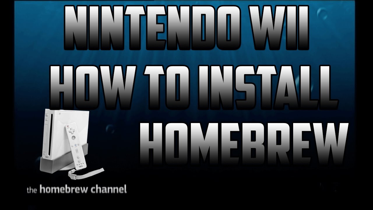 Nintendo Wii How To Install Homebrew (Working) - YouTube