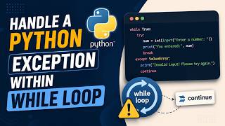 Handle a Python Exception Within While Loop | Complete Tutorial