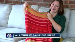 Mike Randall Feature~2016 Temperature Afghan