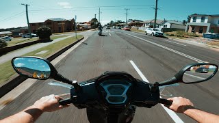 Rev It Up! A 4K Test Ride on a KYMCO PEOPLE 150S Blue 2023