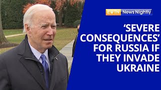 President Biden Warns ‘Severe Consequences’ for Russia if They Invade Ukraine | EWTN News Nightly