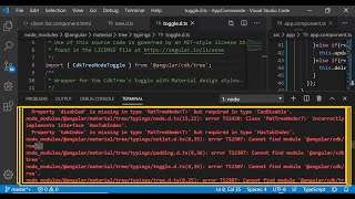 Cannot find module '@angular/cdk/tree'.
