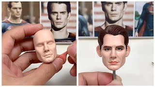 Henry Cavill (Superman) handmade from polymer clay, sculpture timelapse【Clay Artisan JAY】#shorts