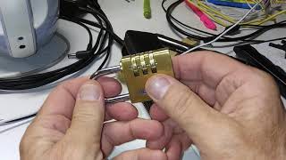 (23) Three wheeled brinks combo wired open . #lockpicking  #locksport