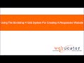 How to Use The Bootstrap 4 Grid System For Creating A Responsive Website