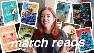 all the books i read in march 2023 🥴 romance, sci-fi, new releases, best and worst book of the year?