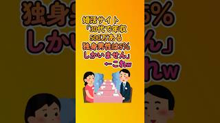 【悲報】婚活サイト「30代で年収500万ある独身男性は5%しかいません」←これw #shorts #婚活#年収