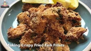 How to make Crispy Fried Fish Fillets (ငါးအႂကြပ္ေၾကာ္)