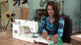 Facing and under stitch on a Little Black Dress on It’s Sew Easy with Angela Wolf (606-2)