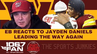 EB Calls In To Hype Up The Commanders Playoff Berth | Sports Junkies