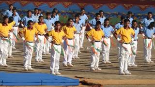 Sainik School Bijapur,53,Anniversary, Mass PT,22 Dec,2016 ,1