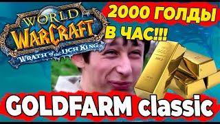 ГОЛДФАРМ 1: 2000+ голды в час!! сук)). Фарм Извечного огня в World Of Warcraft WOTLK Classic #wotlk