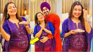 Pregnant Neha Kakkar Finally Announces her Pregnancy on Diwali With Husband Rohanpreet Singh