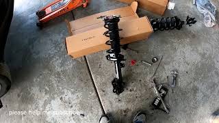 2014 honda crv bumb noise and replace the shocks