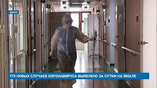 179 НОВЫХ СЛУЧАЕВ КОРОНАВИРУСА ВЫЯВЛЕНО ЗА СУТКИ НА ЯМАЛЕ