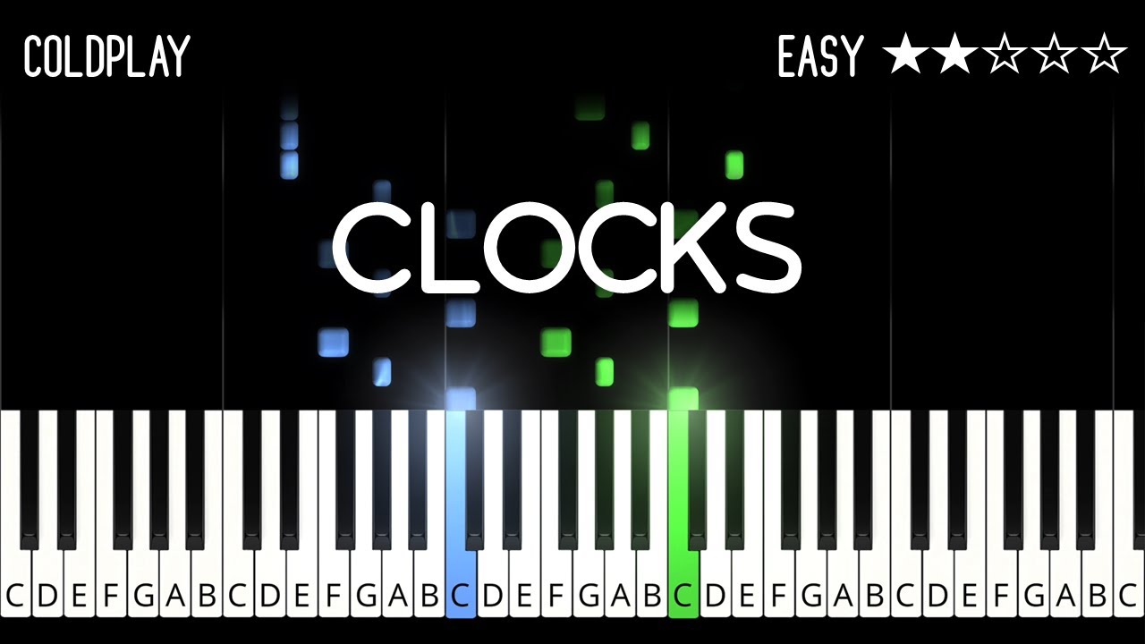 Coldplay Clocks Easy Piano Tutorial At Mary Ruben Blog