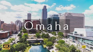 Omaha Nebraska 🇺🇸 in 4K Video by Drone - Omaha United States