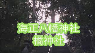 遠隔参拝してください。「海正八幡神社、橘神社」