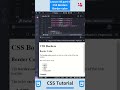 CSS Tutorial - Lesson #8 part 4: CSS Borders - Border color #css #csstutorial  #html #javascript