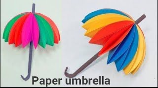 How to make umbrella with paper // Diy paper umbrella // paper craft // Paper umbrella // Tan Tanu/