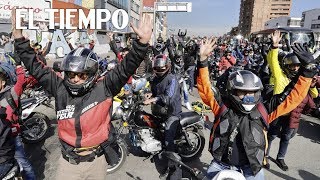 Más de 4.000 motociclistas complican la movilidad de Bogotá | EL TIEMPO
