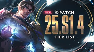 PATCH 15.4 MID LANE TIER LIST (25.04)