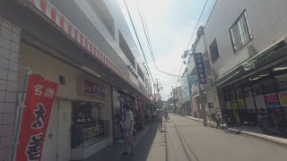 4K A walk in Hiyoshi Honcho in Yokohama City