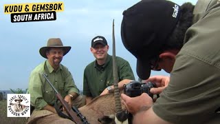 Pursuing Gemsbok and Kudu during First African Safari Hunt