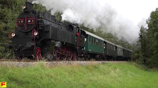 ÖBB 77.28 Dampflok auf Sonderfahrt / Steam locomotive on special trip