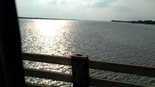 Flood in Gandak on Rewa bridge