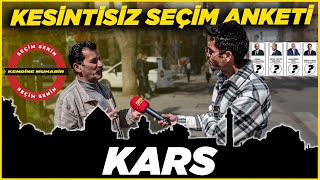 KARS KESİNTİSİZ-SAYAÇLI SEÇİM ANKETİ. Erdoğan’a Bir Şok Daha! | Kars Sokak Röportajları