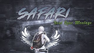 Serena - Safari || PUBG Montage || Best Beat Sync Montage || Android Edit