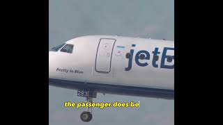 CRAZY 😳 Aggressive Passenger towards Crew👩‍✈️on JetBlue 521 #aviation #planespotting #atc #pilot