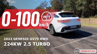 2022 Genesis GV70 2.5T 0-100km/h \u0026 engine sound