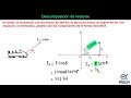 descomposición de vectores ejemplo 1 de 4 física vitual