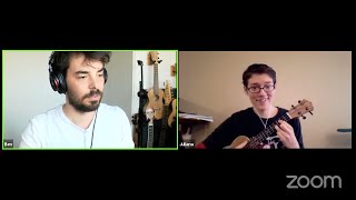 Live advanced ukulele lesson | 1.Chords theory 2. Recording Songs
