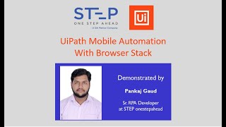 How UiPath Mobile Automation can support Cloud Device's using Browser Stack??