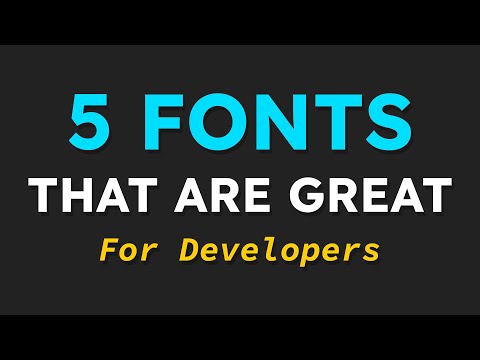 Top 5 Cool and Functional Fonts for Developers