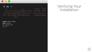 installing the angular cli