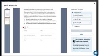 How to eSign a document (others only)