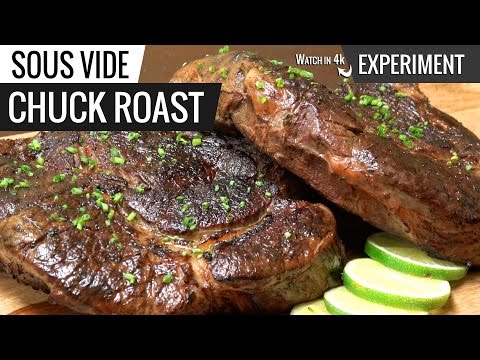 Sous Vide CHUCK ROAST Steak Experiment Sous Vide CHUCK ROAST Steak Experiment