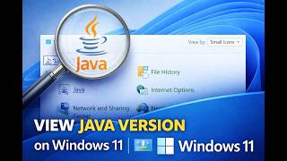 How to View Java Version on Windows 11 using Control Panel | GearUpWindows Tutorial