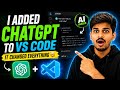 How to Add ChatGPT in VS Code (2026) | Install & Use ChatGPT Extension in 2 Minutes |#vscode 