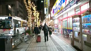 【2022/11/26善光寺表参道イルミネーション 長野駅～善光寺大門歩いてみた】