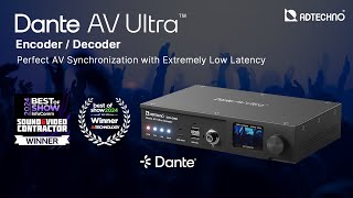 Dante AV Ultra Encoder and Decoder - DAV-01 Series - ADTECHNO