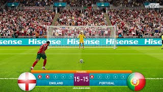 PES 2021 | England VS Portugal - Penalty Shootout | EURO 2020 Gameplay | C.Ronaldo vs England