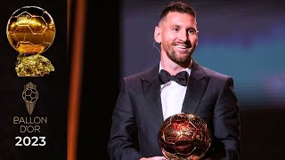 Lionel Messi WINS 8th Ballon d'Or 2023